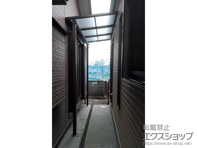 神奈川県高座郡寒川町ののテラス屋根 プレシオステラス F型 テラスタイプ 単体 積雪〜20cm対応 施工例