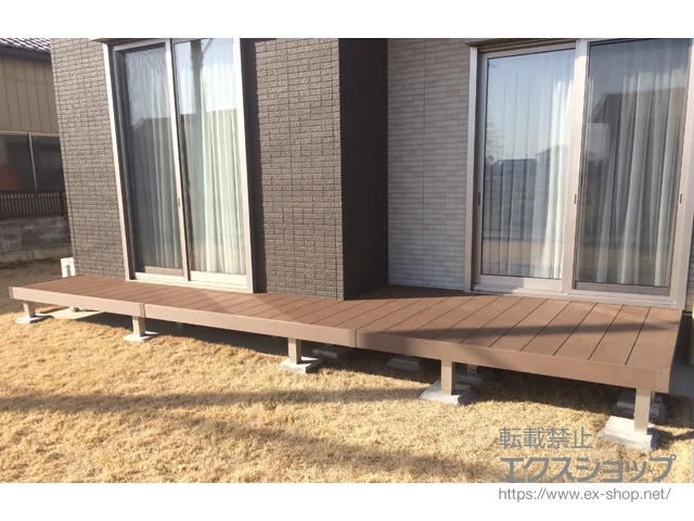埼玉県川越市のYKKAPのウッドデッキ リウッドデッキ 200 施工例
