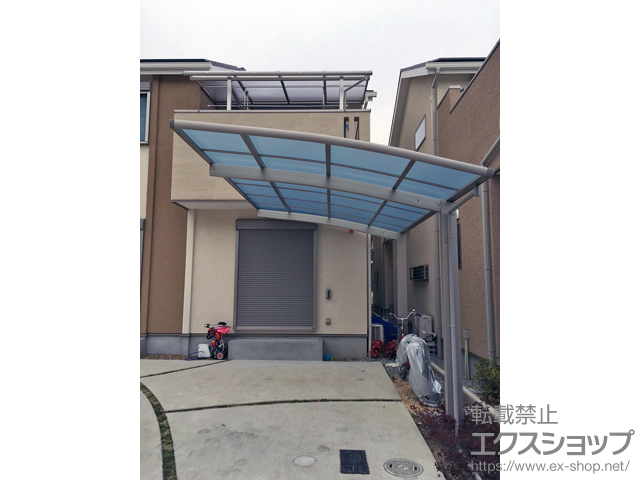 大阪府大阪市ののカーポート レイナポートグラン 積雪〜20cm対応 施工例