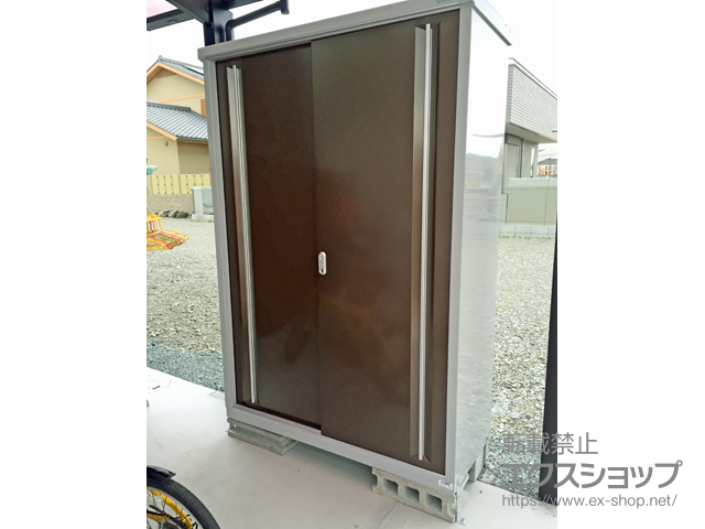 兵庫県姫路市のの物置・屋外倉庫 シンプリー 一般型（MJX-135E-P-TB） 施工例