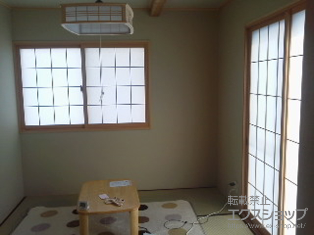 山梨県韮崎市のの二重窓（内窓） インプラス ダストバリア仕様 引違い窓 2枚建 施工例