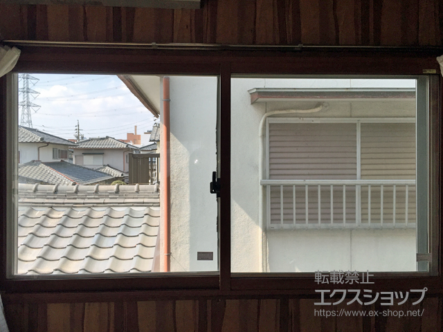 岐阜県安八郡神戸町のの二重窓（内窓） インプラス ダストバリア仕様 引違い窓 2枚建 施工例