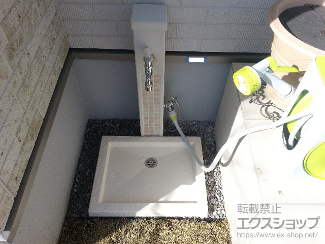 東京都八王子市のの立水栓・ガーデンシンク ファミエンテ 施工例