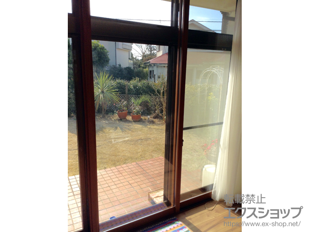 千葉県いすみ市のの二重窓（内窓） インプラス ダストバリア仕様 引違い窓 4枚建 アルミレール枠仕様 施工例