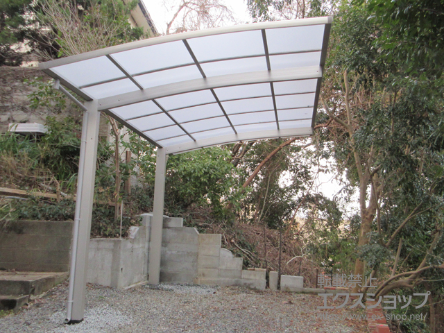 福岡県福岡市ののカーポート プレシオスポート 積雪〜20cm対応 施工例