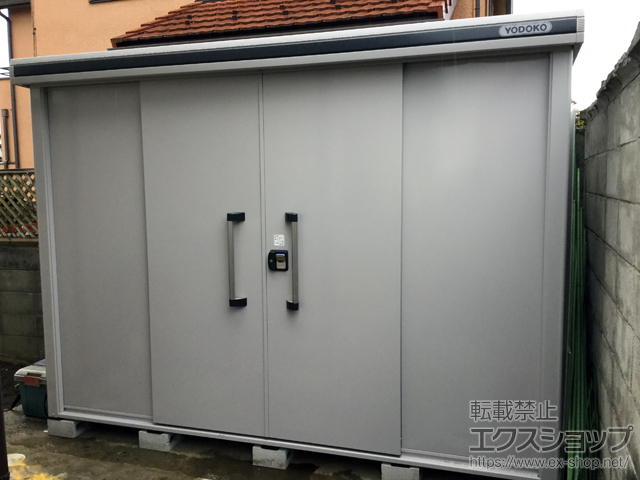 茨城県日立市のの物置・屋外倉庫 エルモ 一般型（LMD-2911-CB） 施工例