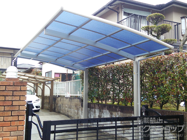 福岡県飯塚市ののカーポート レイナポートグラン　積雪〜20cm対応 施工例