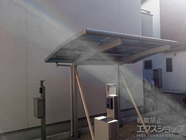 愛知県名古屋市ののサイクルポート・駐輪場 プレシオスポート ミニ 積雪〜20cm対応 施工例