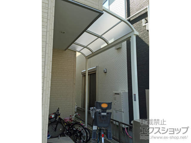 愛知県安城市ののテラス屋根 スピーネ R型 テラスタイプ 単体 積雪〜20cm対応 施工例