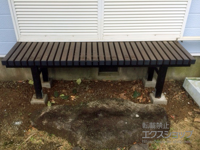 茨城県守谷市ののウッドデッキ 濡縁 木粉入り樹脂タイプ 施工例