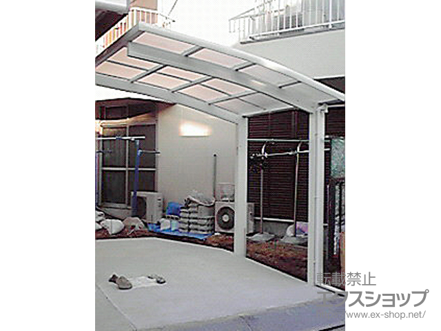 大阪府高槻市ののカーポート レイナポートグラン 積雪〜20cm対応 施工例