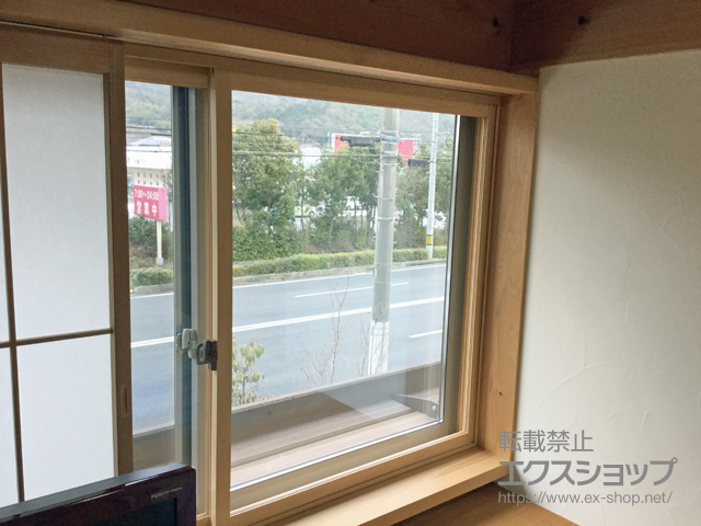 山口県光市のの二重窓（内窓） プラマードU 引違い窓 2枚建 施工例