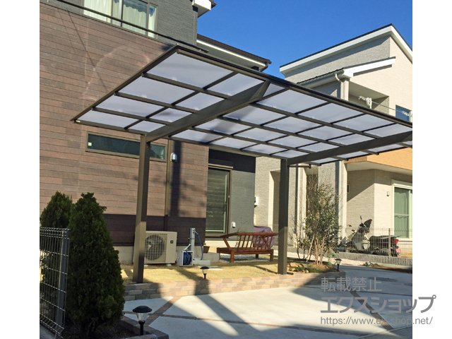 千葉県白井市ののカーポート ソリッドポート 積雪〜20cm対応 施工例