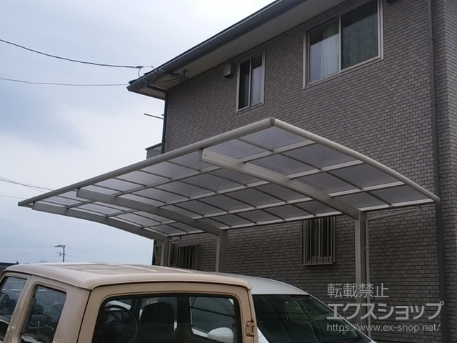 熊本県熊本市ののカーポート レイナポートグラン 延長　積雪〜20cm対応 施工例
