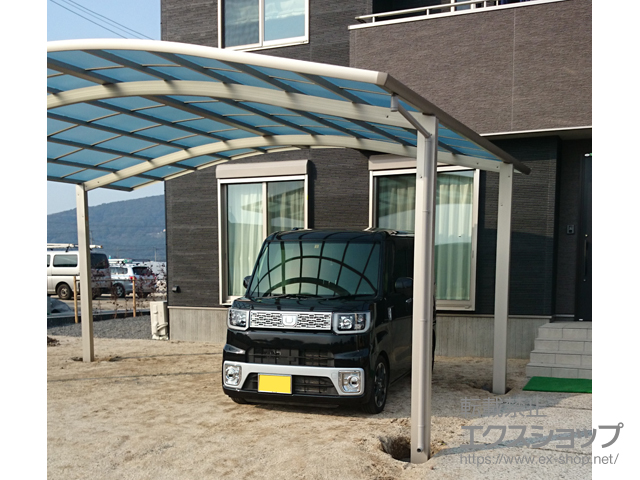 熊本県熊本市ののカーポート レイナツインポートグラン　積雪〜20cm対応 施工例