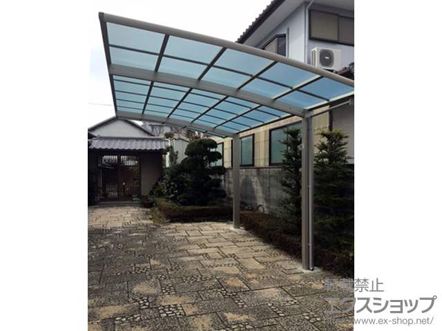 徳島県鳴門市ののカーポート レイナポートグラン　積雪〜20cm対応 施工例