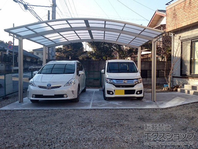 埼玉県比企郡小川町ののカーポート レイナツインポートグラン　積雪〜20cm対応 施工例