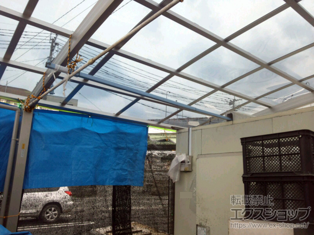 福岡県北九州市ののカーポート レイナポートグラン 積雪〜20cm対応 施工例