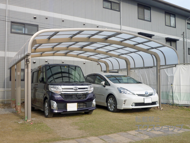 埼玉県さいたま市のLIXIL リクシル（トステム）のカーポート テールポートシグマIII 1500 ワイド 積雪〜50cm対応 施工例