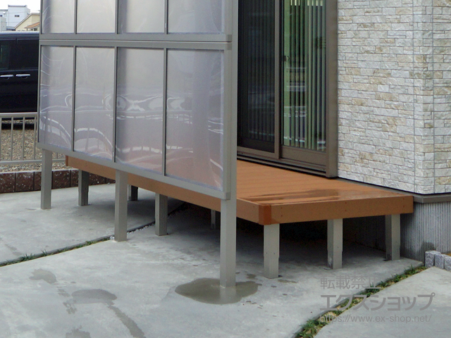 滋賀県愛知郡愛荘町ののウッドデッキ リウッドデッキ 200 施工例