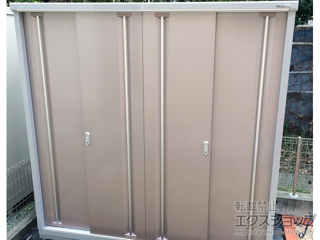 神奈川県厚木市のの物置・屋外倉庫 シンプリー 一般型(MJX-199E-P-AR) 施工例