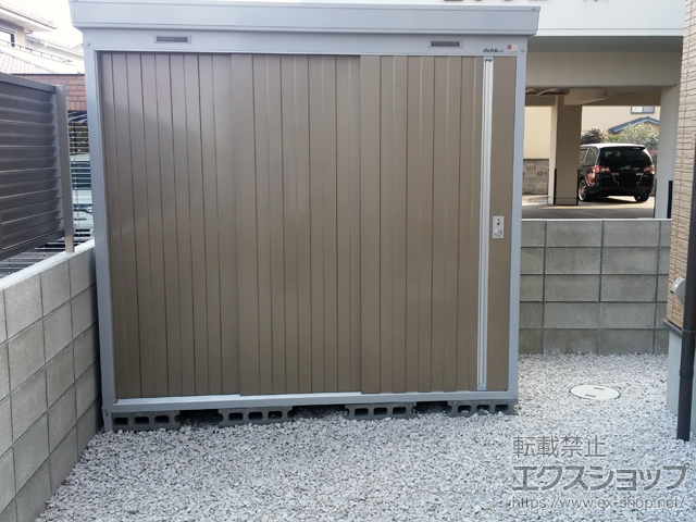 徳島県鳴門市のの物置・屋外倉庫 ネクスタ 一般型（NXN-30S-MB） 施工例