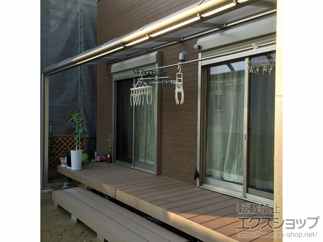 愛知県名古屋市ののウッドデッキ 樹ら楽ステージ 施工例