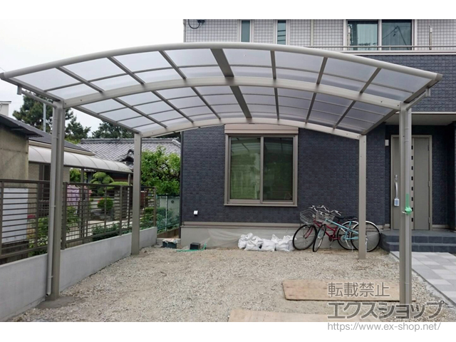 大阪府守口市ののカーポート レイナツインポートグラン 積雪〜20cm対応 施工例