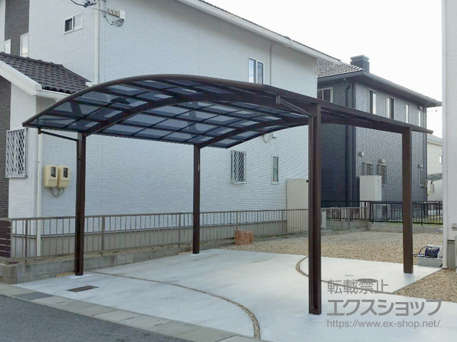 三重県松阪市ののカーポート レイナツインポートグラン　積雪〜20cm対応 施工例