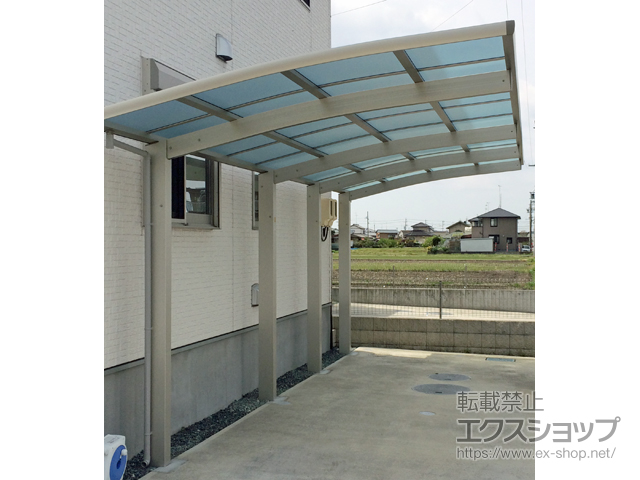 静岡県掛川市ののカーポート レイナポートグランZ 延長　積雪〜20cm対応 施工例