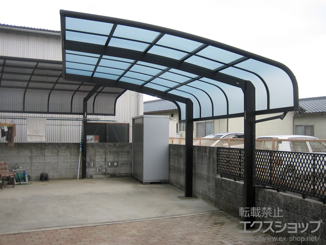 岡山県倉敷市ののカーポート レイナキャップポートグラン　積雪〜20cm対応 施工例
