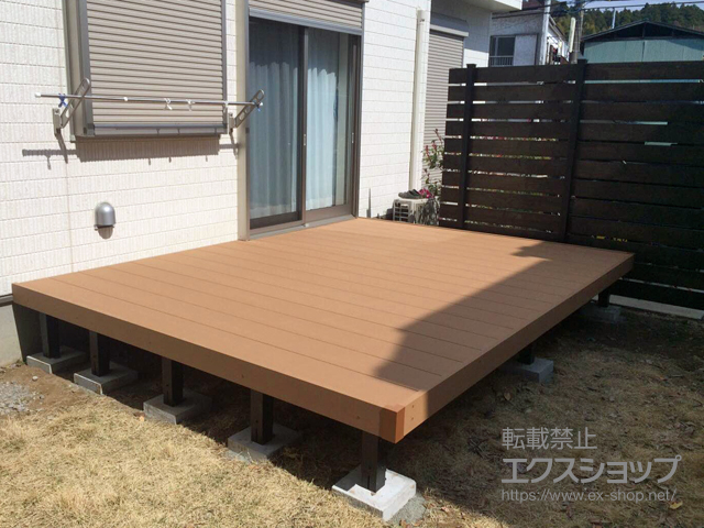 神奈川県鎌倉市ののウッドデッキ リウッドデッキ 200 施工例