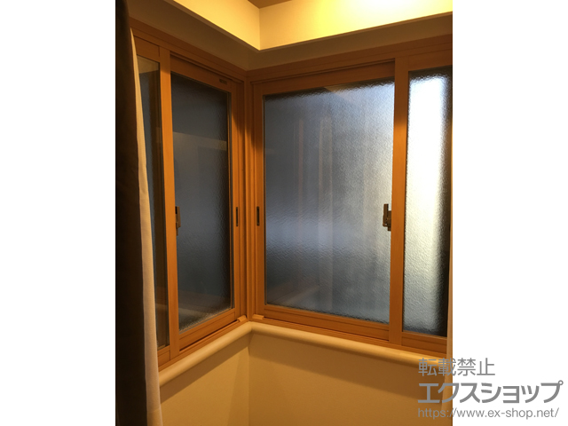 神奈川県横浜市のの二重窓（内窓） インプラス ダストバリア仕様 引違い窓 2枚建※コーナー仕様 施工例