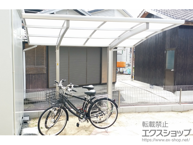 兵庫県加古川市ののサイクルポート・駐輪場 プレシオスポート ミニ 積雪〜20cm対応 施工例