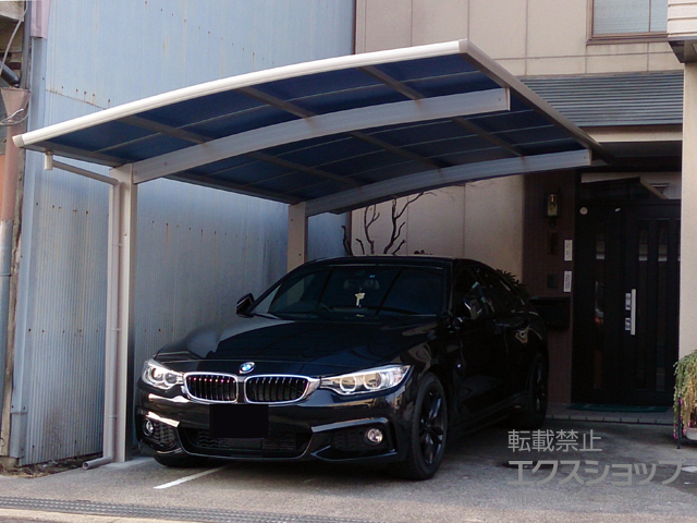 岡山県津山市ののカーポート プレシオスポート 積雪〜20cm対応 施工例