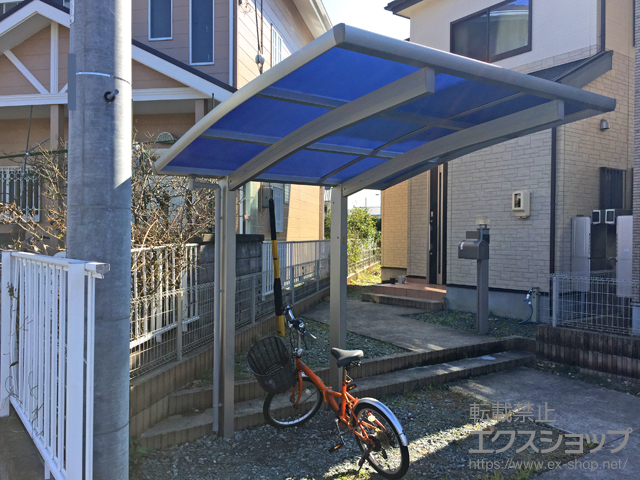 静岡県浜松市ののサイクルポート・駐輪場 レイナポートグランミニ 積雪〜20cm対応 施工例