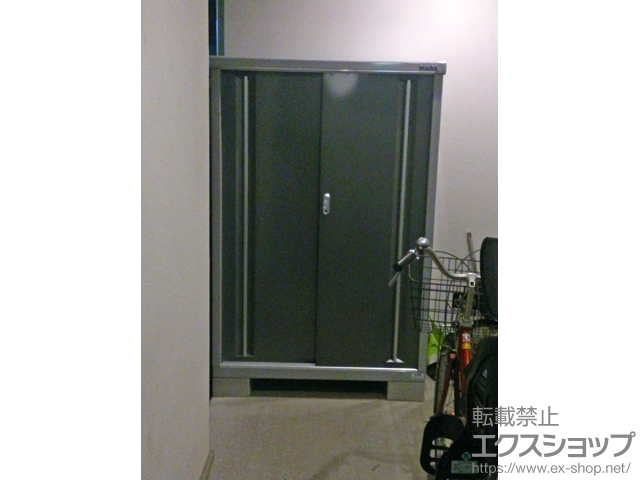 東京都板橋区のの物置・屋外倉庫 シンプリー 一般型(MJX-115D-P-PG) 施工例