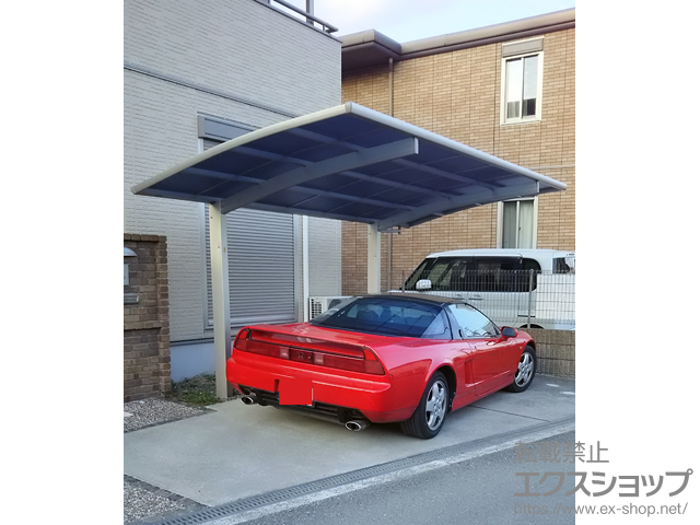 兵庫県姫路市ののカーポート プレシオスポート 積雪〜20cm対応 施工例