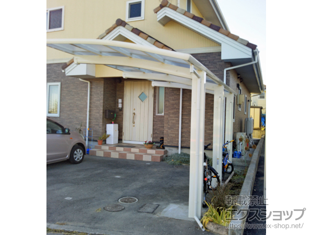 長野県岡谷市ののカーポート レイナポートグラン50 積雪〜50cm対応*3本柱仕様 施工例