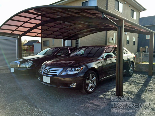 埼玉県加須市ののカーポート レイナツインポートグラン　積雪〜20cm対応 施工例