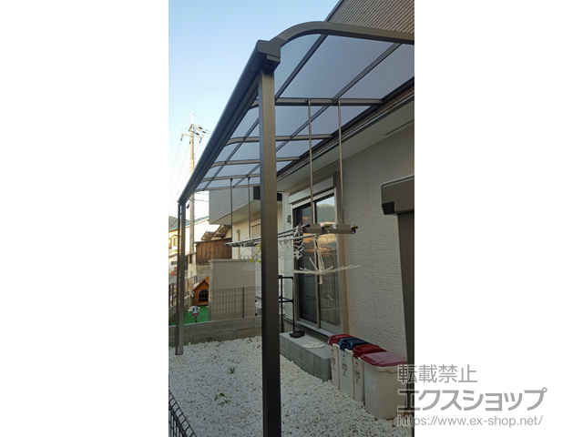 京都府京都市ののテラス屋根 スピーネ R型 テラスタイプ 単体 積雪〜20cm対応 施工例