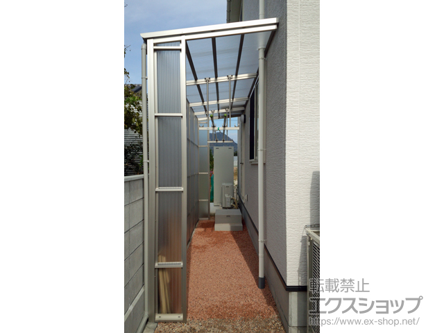 島根県松江市ののストックヤード ストックヤードII 積雪50cm対応 両袖タイプ 施工例