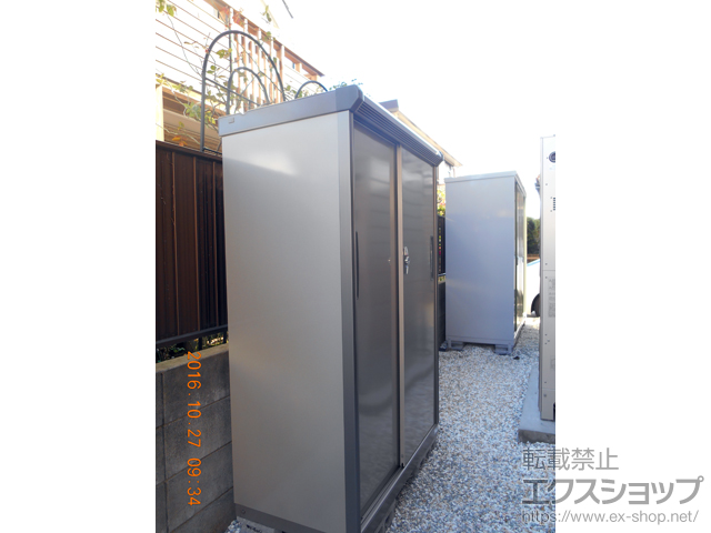 神奈川県横須賀市のの物置・屋外倉庫 ナイソーシスター 一般型 (KMX-115D-P) 施工例