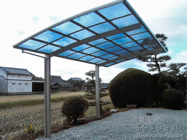 兵庫県加東市ののカーポート レイナポートグラン　積雪〜20cm対応 施工例