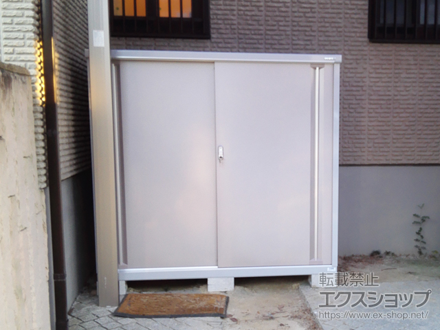 岐阜県可児市のの物置・屋外倉庫 シンプリー 一般型 1740×905×1603 MJX-179D-AR 施工例