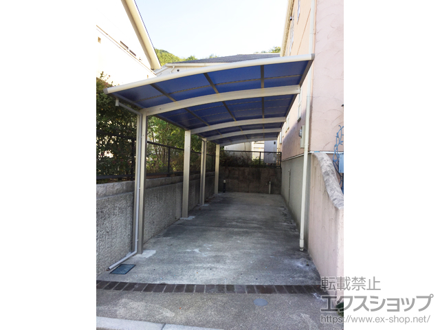 福岡県北九州市ののカーポート レイナポートグラン 縦連棟　積雪〜20cm対応 施工例