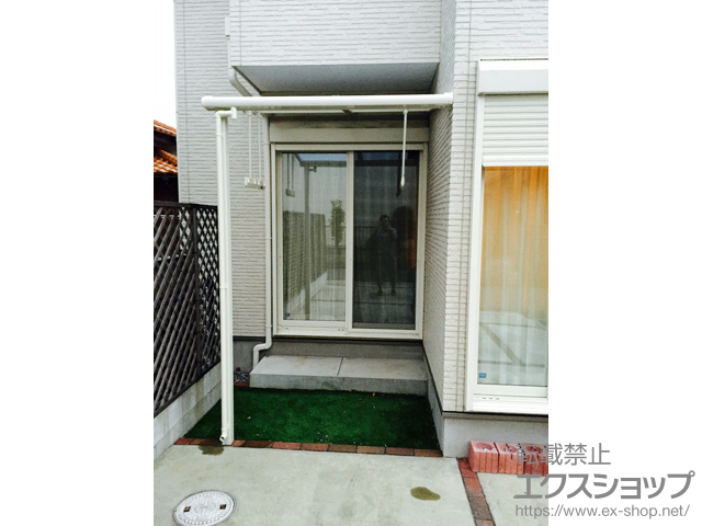 千葉県船橋市ののテラス屋根 スピーネ F型 テラスタイプ 単体 積雪〜20cm対応 片袖納まり 施工例