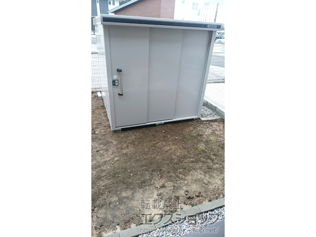 高知県香南市のの物置・屋外倉庫 エルモ 一般型 2220×2220×2117 LMD-2222-CB 施工例