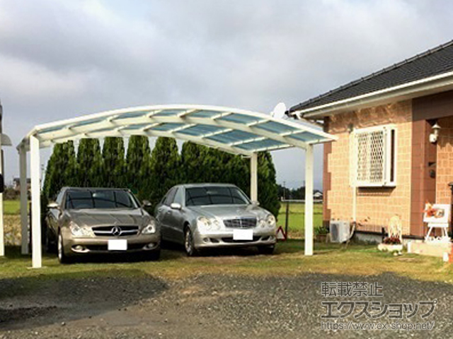 福岡県久留米市ののカーポート レイナツインポートグラン　積雪〜20cm対応 施工例