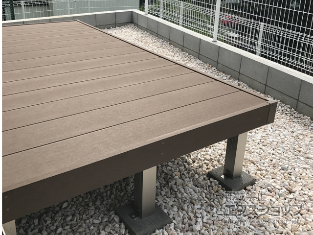 神奈川県横浜市ののウッドデッキ マージウッドデッキ 施工例